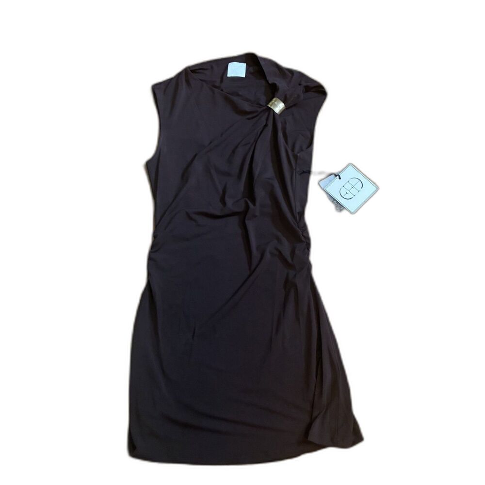 NWT Grand Street Studios Brown Dress Gold Hardware Straps M Dresswear Workwear